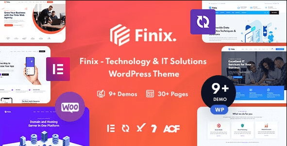 Finix Technology & IT Solutions WordPress Theme
