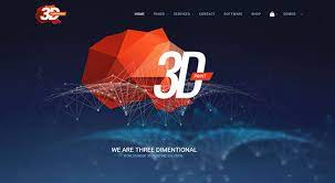 3d animation website templates free download